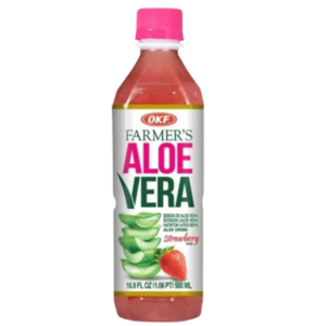 OKF FARMERS ALOE VERA STRAWBERRY 20*500ML~~