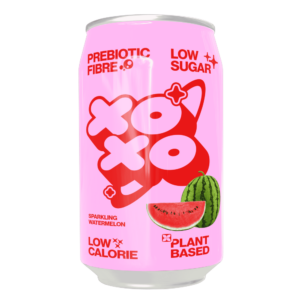 (15% PROMO OFFER) XOXO Soda Sparkling Watermelon  Prebiotic Soda Can - 330ml*12 (NSR-CASE)
