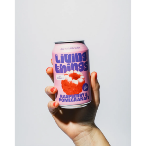 Living Things - Raspberry & Pomegranate Soda - 330ml*12 (NSR-CASE)