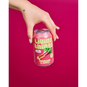 Living Things - Rhubarb & Apple Soda - 330ml*12 (NSR-CASE)