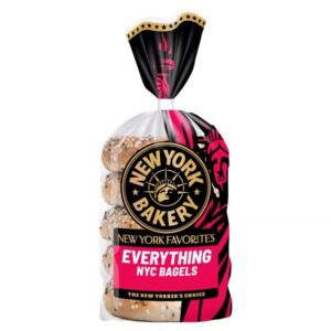 NEW YORK 5 EVERYTHING NYC BAGELS - 5 PACK * 6