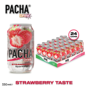 PACHA SPARKLING STRAWBERRY (CANS) - 330ml *24
