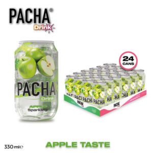 PACHA SPARKLING APPLE (CANS) - 330ml *24