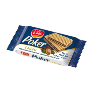 PARTY WAFERS POKER COCOA 150G*16