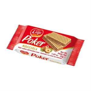 PARTY WAFERS POKER HAZELNUT 150G*16