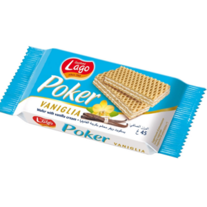 PARTY WAFERS POKER VANILLA 150G*16