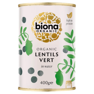 BIONA LENTILS ORGANIC -6X400G (NSR CASE)