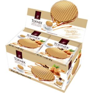 TAGO (DISPLAY BOX) TOFINEK CARAMEL WAFER - 40G*24