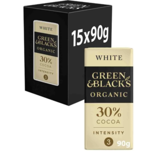 Green & Blacks White Choc FT 90g*15 (NSR-CASE)