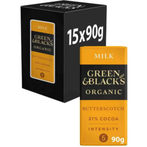 Green & Blacks Butterscotch 90g*15 (NSR-CASE)