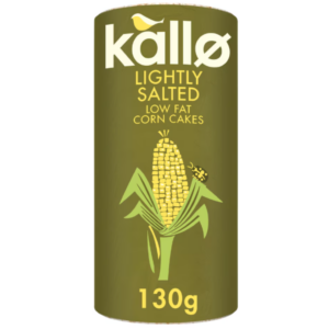 Kallo Lightly Salted Corn Cakes - 130G*6 (NSR-CASE)