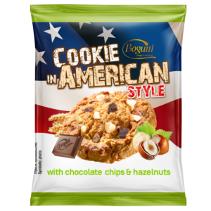 Bogutti (Display Box) - American Cookies Hazelnut - 22G X 24