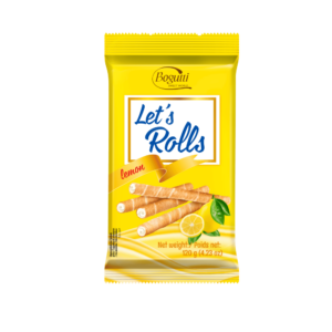 Bogutti Wafer Rolls Lemon - 120G x 16