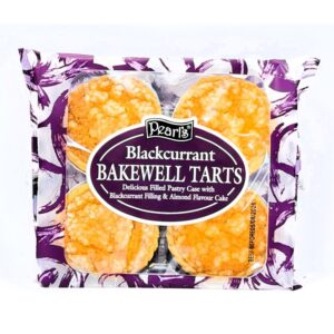 Pearl's Bakewell tarts Blackcurrant 4 PACK