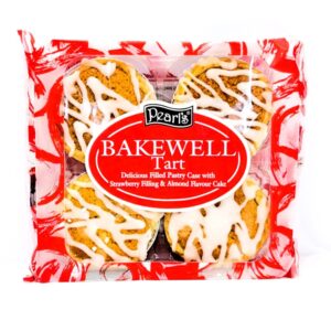 Pearl's Bakewell Tarts Iced 4 PACK