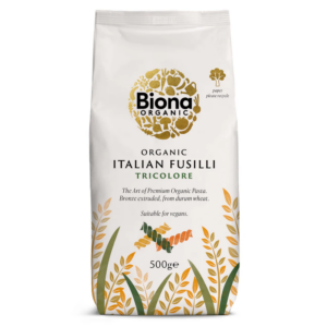Biona Tricolore Fusilli Pasta Organic - 12x500g (NSR-CASE)