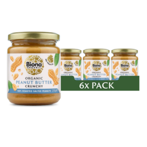 Biona Peanut Butter Crunchy with Salt Organic - 250g*6 (NSR-CASE)