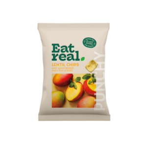 (LARGE BOX) EAT REAL LENTIL CHIPS MINT & MANGO *10 80G*10
