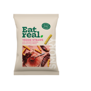 (LARGE BOX) EAT REAL VEGGIE STRAWS PAPRIKA & CHILLI 10*110G*10 (NSR-CASE)(DD PROMOTION)