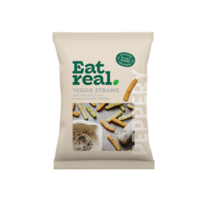(LARGE BOX) EAT REAL VEGGIE STRAWS BLACK PEPPER 10*110G*10 (NSR-CASE)(DD PROMOTION)