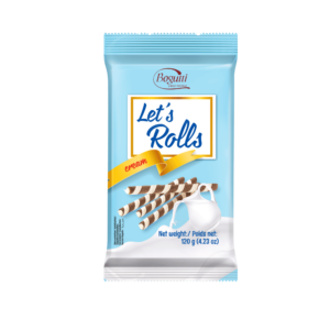 Bogutti Wafer Rolls Cream - 120G x 16 (FP)