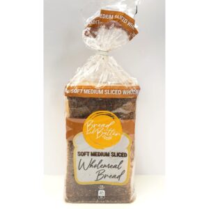Bread & Butter Soft Wholemeal Bread (Medium slice) - 550g X 9