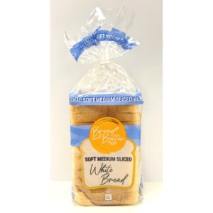 Bread & Butter Soft White Bread (Medium slice)  - 550g X 9