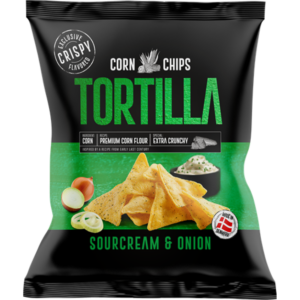 Crispy Tortillas Sour Cream & Onion 150g*12