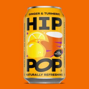 (PROMOTION - £2.10 OFF) Hippop Soda Turmeric Black Pepper Living 330ml*12 (NSR-CASE)