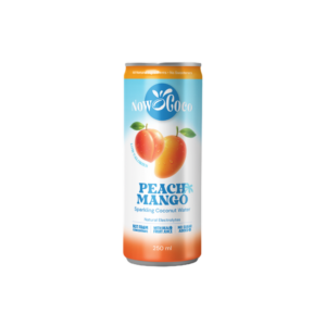(PROMOTION - £1.50 OFF) Now Coco - Sparkling Coconut water with Peach Mango 250ml*12 (NSR CASE)