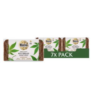 Biona Rye Bread Hemp Seed Organic - 7x500g  (NSR-CASE)