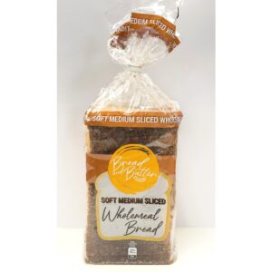 Bread & Butter Soft Wholemeal Bread (Medium slice) - 550g X 9