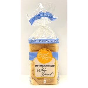 Bread & Butter Soft White Bread (Medium slice)  - 550g X 9