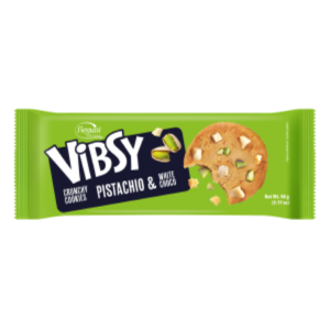 Bogutti Vibsy Pistachio & White Choco Cookies 90g*15
