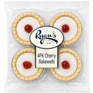 Ryan's 4PK Cherry Bakewells - 200g*28