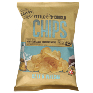 Kettle Cooked Chips Salt & Vinager 150G*8 (NSR-CASE)