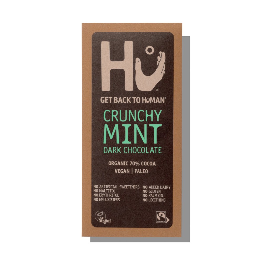 HU Mint Dark Chocolate Organic Bar 60g*12 - (NSR-CASE)