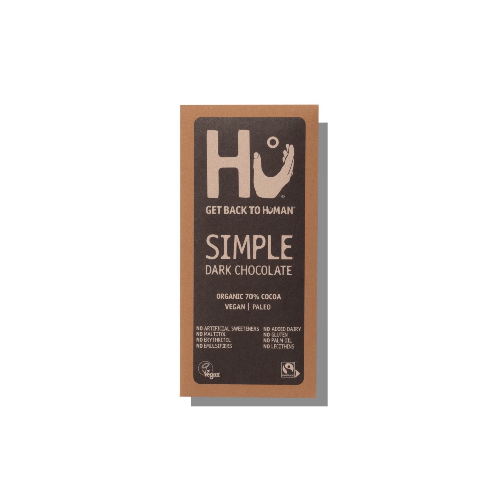 HU Simple Dark Chocolate Organic Bar 60g*12 - (NSR-CASE)