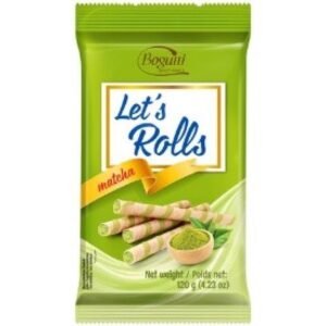 Bogutti Wafer Rolls Matcha Cream - 150G x 16 (FP)